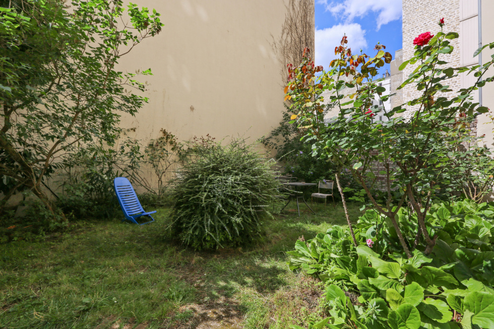 Jardin commun à la copropriété